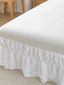 1 Miếng Mềm mại Và Thoải mái Trắng Polyester Xoăn Sóng Cắt Váy ngủ Đối với Phòng ngủ - trắng - Xem 8