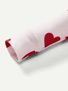 Cozy Pixies Baby Mädchen kuscheliges Schlafanzug-Set, bestehend aus Rundhals, regulärem Ärmel-Top und Hose in voller Länge mit herzförmigen Drucken, 4 Stück/Set