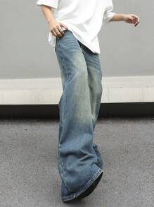 Manfinity EMRG Nam Quần jean Với Túi - Rửa trung bình - Xem 6