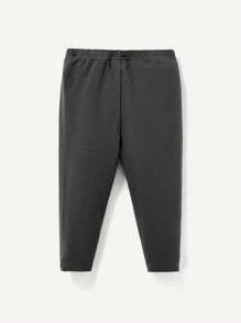 Cozy Pixies Baby Boy Snug Fit Pajama Set, Round Neck Dinosaur Pattern Short Sleeve Top, Solid Color Pants And Top, 4Pcs/Set Homewear Matching Set - Multicolor - View 4