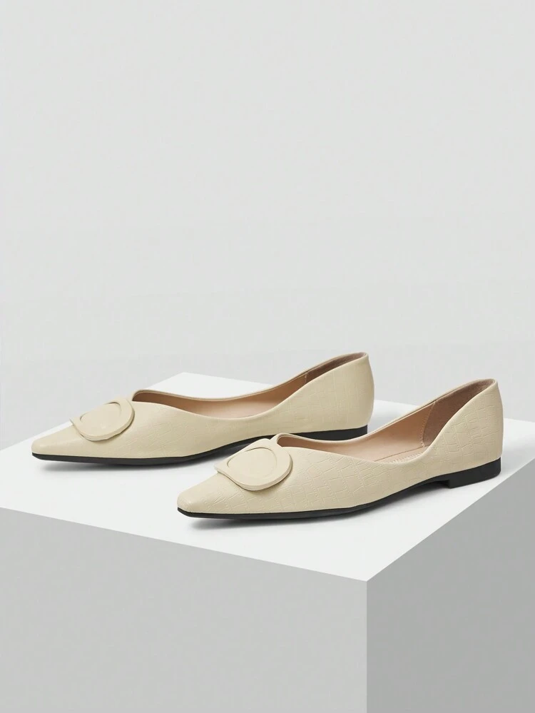 CASUAL COMFORTABLE VERSATILE WOMEN'S FLAT LOAFERS WITH BIG BUCKLE