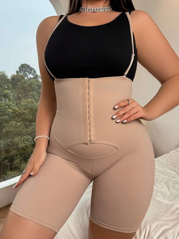 Damen Große Größen Einfarbig Shapewear-Unterteile