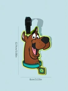 SCOOBY-DOO X SHEIN 1 bucă etichetă de bagaje cu desene clasice Scooby-Doo Dog Design