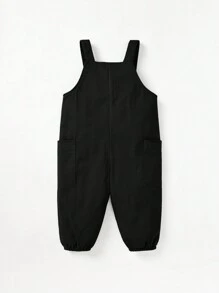 Cozy Pixies Baby Jungen Overall Jumpsuit Buchstabe Flicken, seitlicher Tasche,