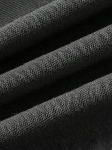 Cozy Pixies Baby Boy Snug Fit Pajama Set, Round Neck Dinosaur Pattern Short Sleeve Top, Solid Color Pants And Top, 4Pcs/Set Homewear Matching Set - Multicolor - View 6