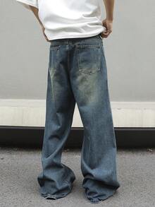 Manfinity EMRG Nam Quần jean Với Túi - Rửa trung bình - Xem 2