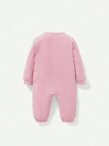 Cozy Pixies 女婴童2入組卡通圖案拉鏈開襟連身褲 - 彩色 - 查看 4