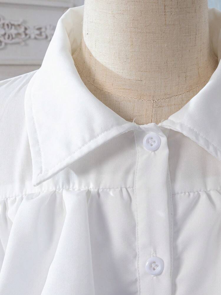 One Piece Off-Shoulder Asymmetrical Hem Colorblock Dress With Ruffle Trim Waist Belt For Tween Girls