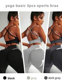 Easithlete 女式背後交叉運動內衣