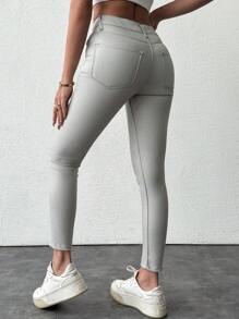 Hoge taille Skinny jeans