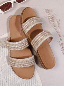 SHUZIA Sandale plate de damă