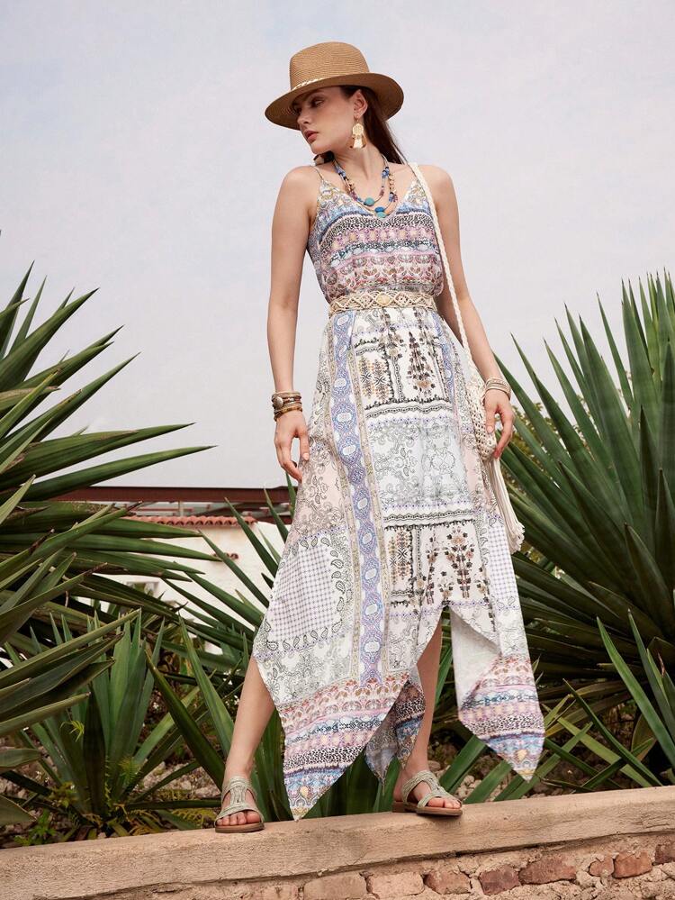 Women's Fashionable Spring And Summer Braided Bohemian Comfortable Flat Sandals, Sandals