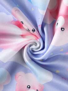 Men's Cartoon Bear Pattern Boxer Briefs - White - View 3