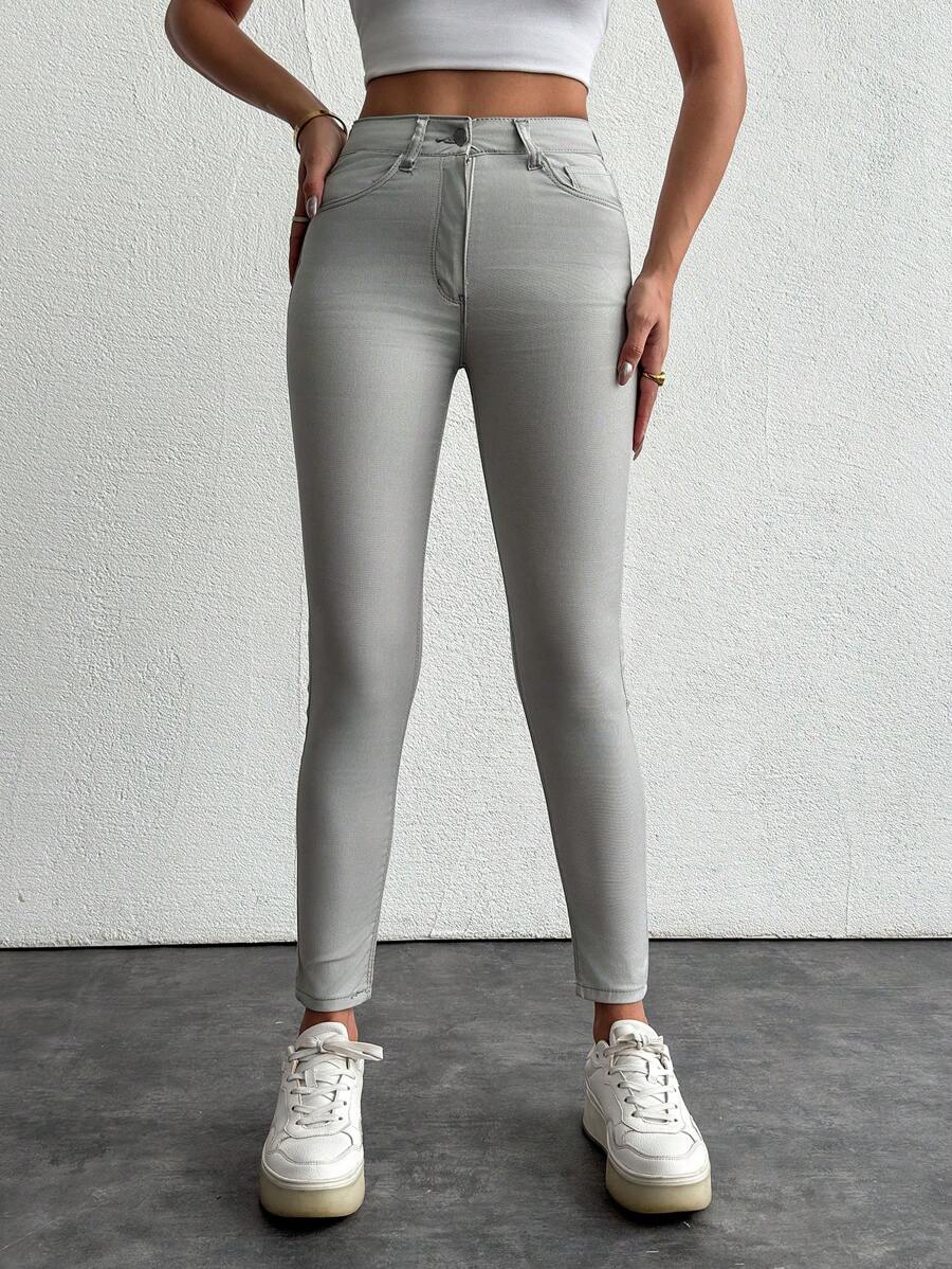 Hoge taille Skinny jeans