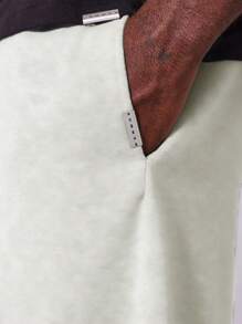 SUMWON Premium Athletic Track Sweatpants Workout Wear Comfortable Elastic Waist Jogger Style Baggy Fit Training Exercise Loungewear Winter Fall Apparel - Beige - View 5