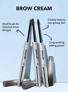 SHEGLAM Fill Me In 2-In-1 Eyebrow Pencil & Cream-Auburn Sweat-Proof Dual-Ended Eyebrow Pen Smudge-Proof Non-Greasy Natural Eyebrow Cream Gel Makeup Winter Eyebrow - Auburn - View 3