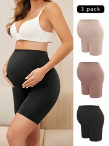 Moonlight&Mama 3pcs Seamless High Waist Maternity Panties For Mother - Multicolor - View 1