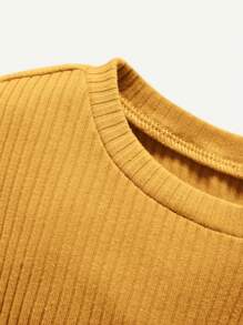 Cozy Pixies Set Pigiama Aderente Per Bambino - Maglia A Collo Alto E Pantaloni Tinta Unita