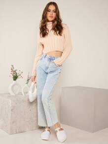 SHUZIA Women's Warm Furry White Slippers