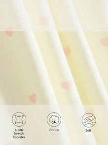 Cozy Pixies 女嬰貼身睡衣套裝，圓領，扇邊下擺，長袖上衣和褲子 - 彩色 - 查看 4