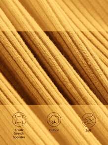 Cozy Pixies Set Pigiama Aderente Per Bambino - Maglia A Collo Alto E Pantaloni Tinta Unita