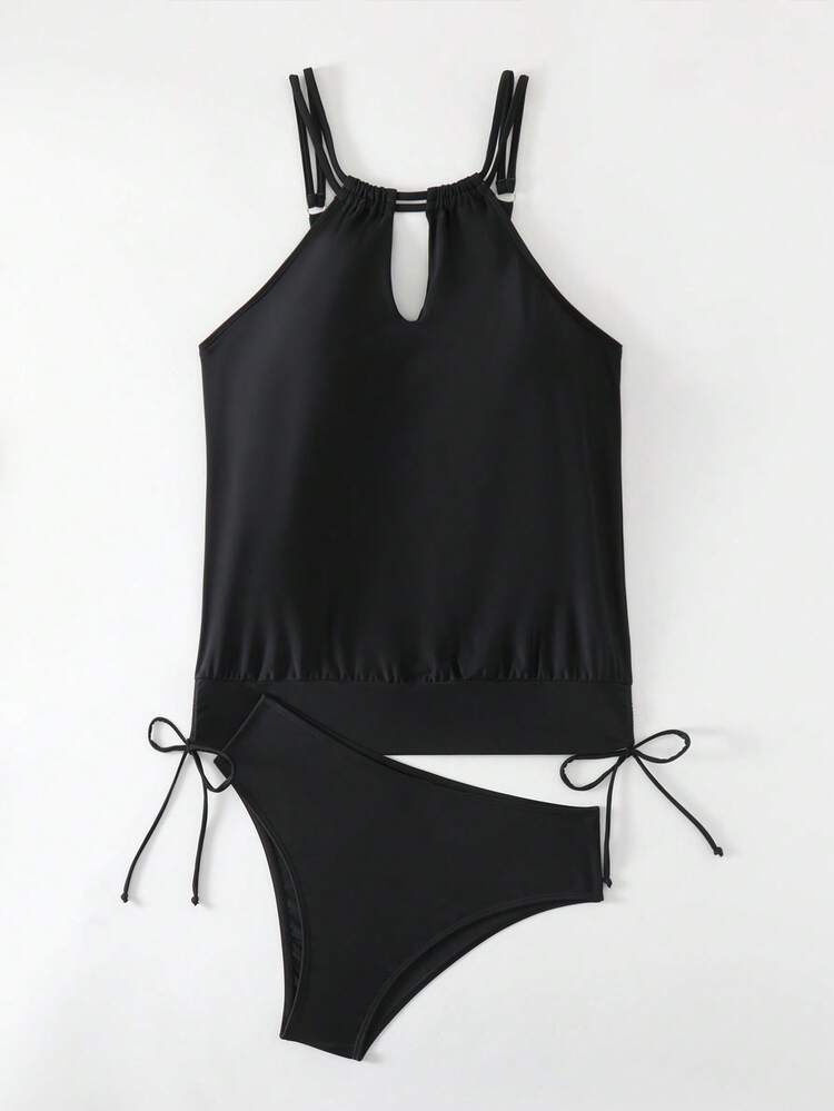 Women's Plain Color Swimwear Set Summer