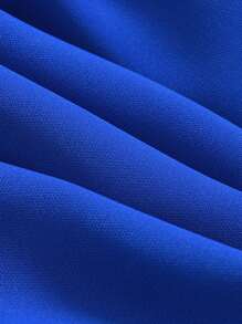 SHEIN 女童藍色西裝三件套：背心、背心和長褲 - 藍色 - 查看 4