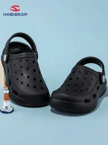 Hobibear Kids Cute Soft Comfortable Hollow Wooden Clogs, Suitable For Summer, Unisex Design - White - View 8