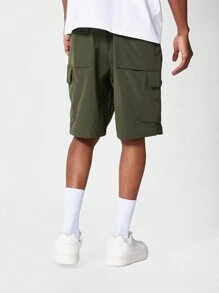 SUMWON Nylon Cargo Short - Green - View 5