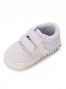 0-1歲男嬰經典休閒白鞋,第一步鞋 - 白色 - 查看 6