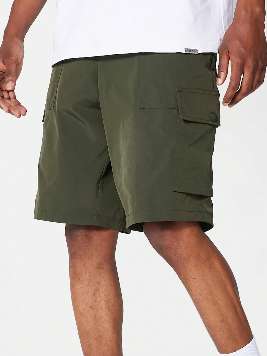 SUMWON Nylon Cargo Short - Green - View 1