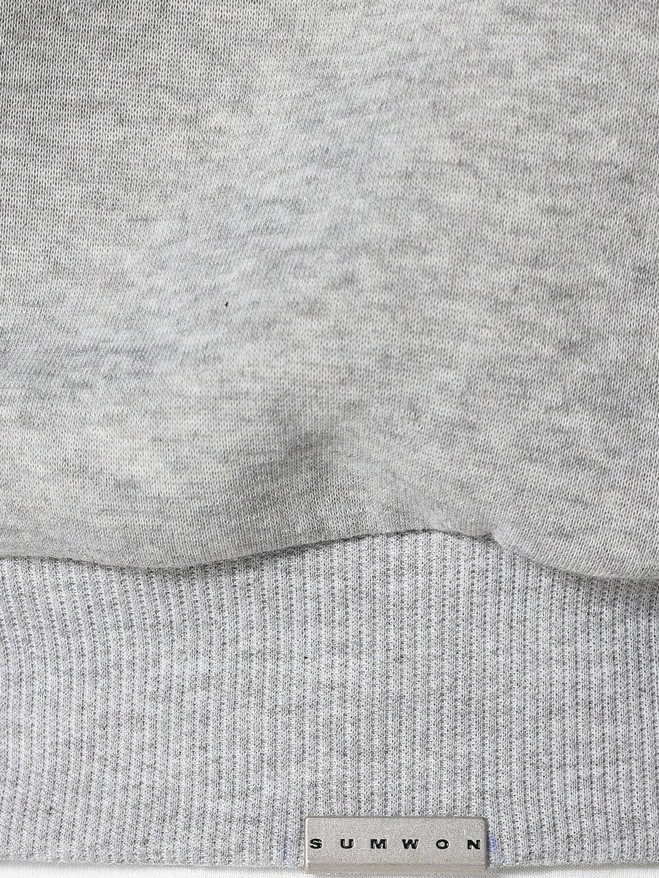 Crew Neck Colour Blocked Sweatshirt With Back Brooklyn Embroidery