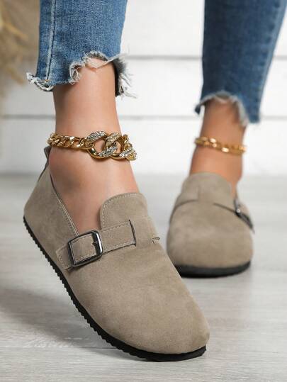 Women's Flat Loafers, Spring/Summer New Soft & Comfortable Round Toe Casual Slip-On Shoes, Lightweight Daily Wear, Suitable For Halloween, Mother's Day Gift, Autumn/Winter Warm New Design Women Flats