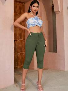 Apperloth A 高彈性緊身性感七分褲