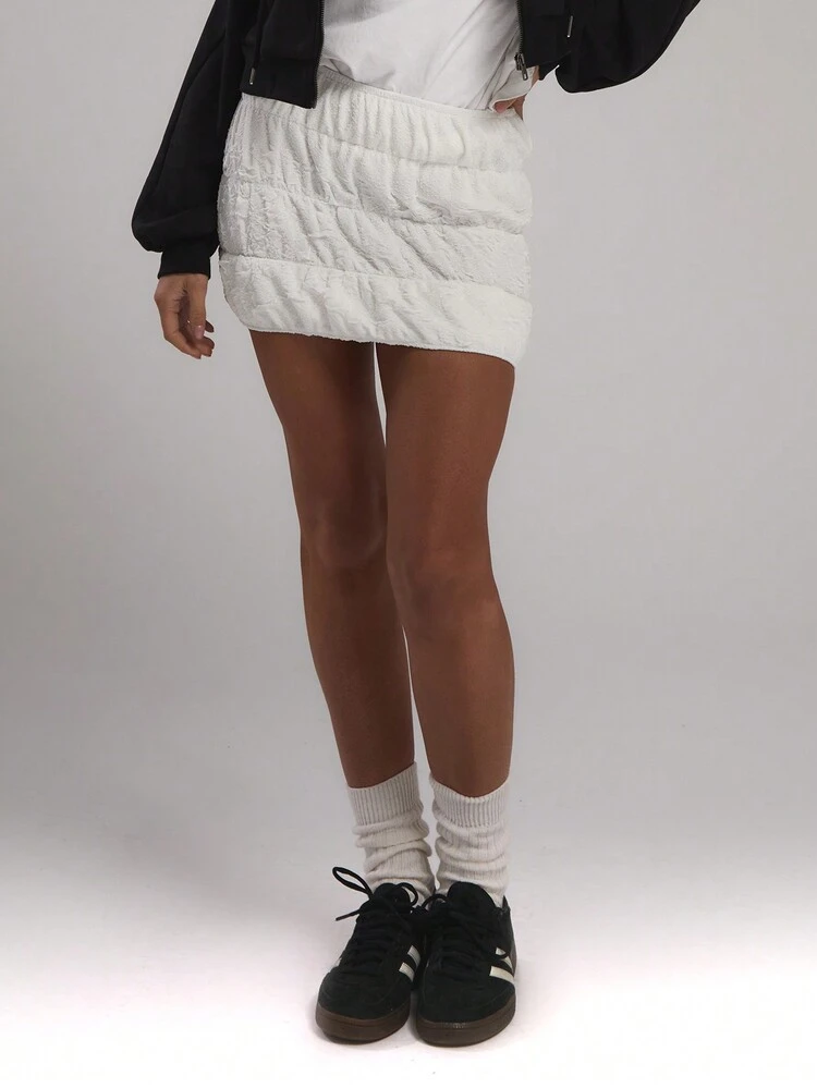 Ruched Detail Mini Skirt Summer Party Vacation Holiday Festival