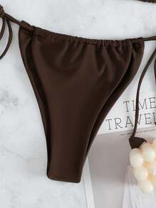 SHEIN Swim Costum de baie Summer Beach Triunghi Sutien și Bikini Thong