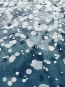 EMERY ROSE Women's Gradient Asymmetric Hem T-Shirt - Multicolor - View 6