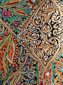 SHEIN LUNE 女款植物图案印花盖袖上衣和裤子套装 - 彩色 - 查看 7