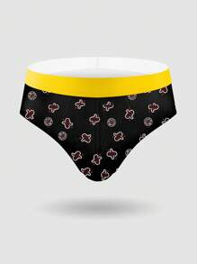 Men's Geometric Printed Trunks (3 Pieces) - Multicolor - View 5