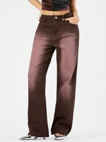 Forever 21 Gig Dakota Bootcut Jeans - Braun - Übersicht 2