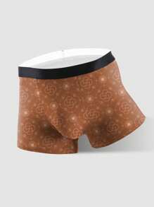 Men's Full Printed Boxer Briefs 3-Pack - Multicolor - View 4