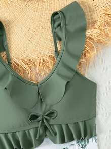 Tween Girls' One-Piece Swimsuit For Beach, Vacation & Water Play In Summer - Multicolor - View 5