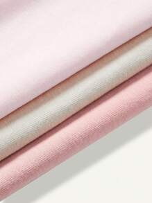 Cozy Pixies Baby Girl Knitted Soft Solid Color 3pcs Tank Bodysuit Set