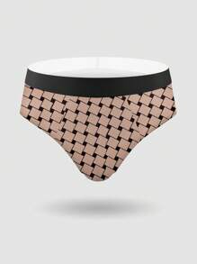 Men's Geometric Printed Trunks (3 Pieces) - Multicolor - View 6