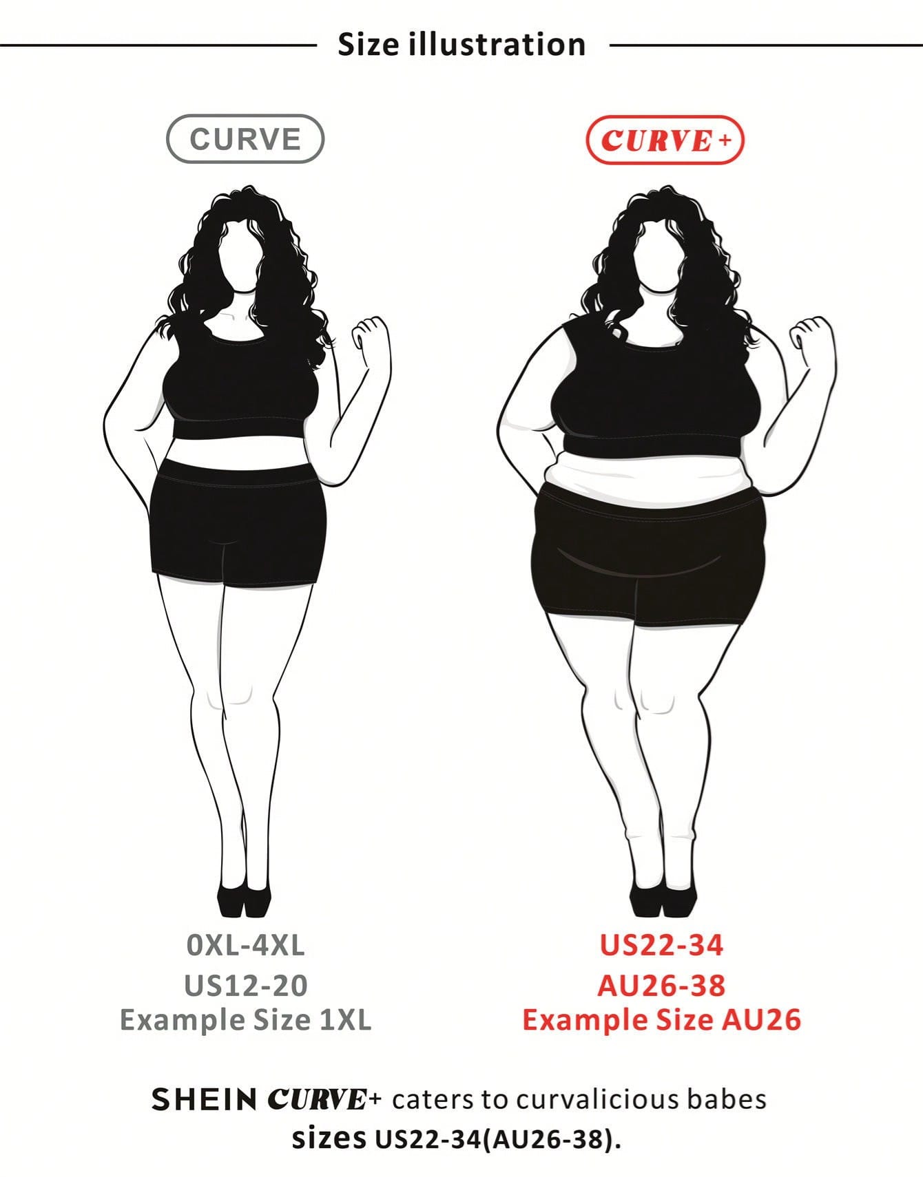 SHEIN CURVE+ Plus Size Color Contrast Double Breasted Puff Sleeve Dress