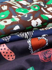 Men's Heart Print Boxer Shorts, 3pcs/Pack - Multicolor - View 7