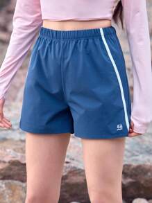 In My Nature Colorblock Polyester Webbing Outdoor Shorts