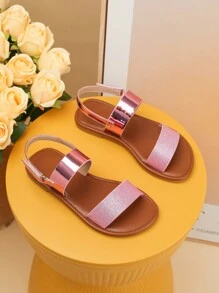 Fashionable And Comfortable Flat Mary Jane Sandals Suitable For Outdoors And Vacations - Pink - View 5