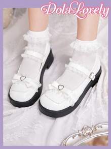 Dola Lovely Ladies' Flat Shoes - White - View 7