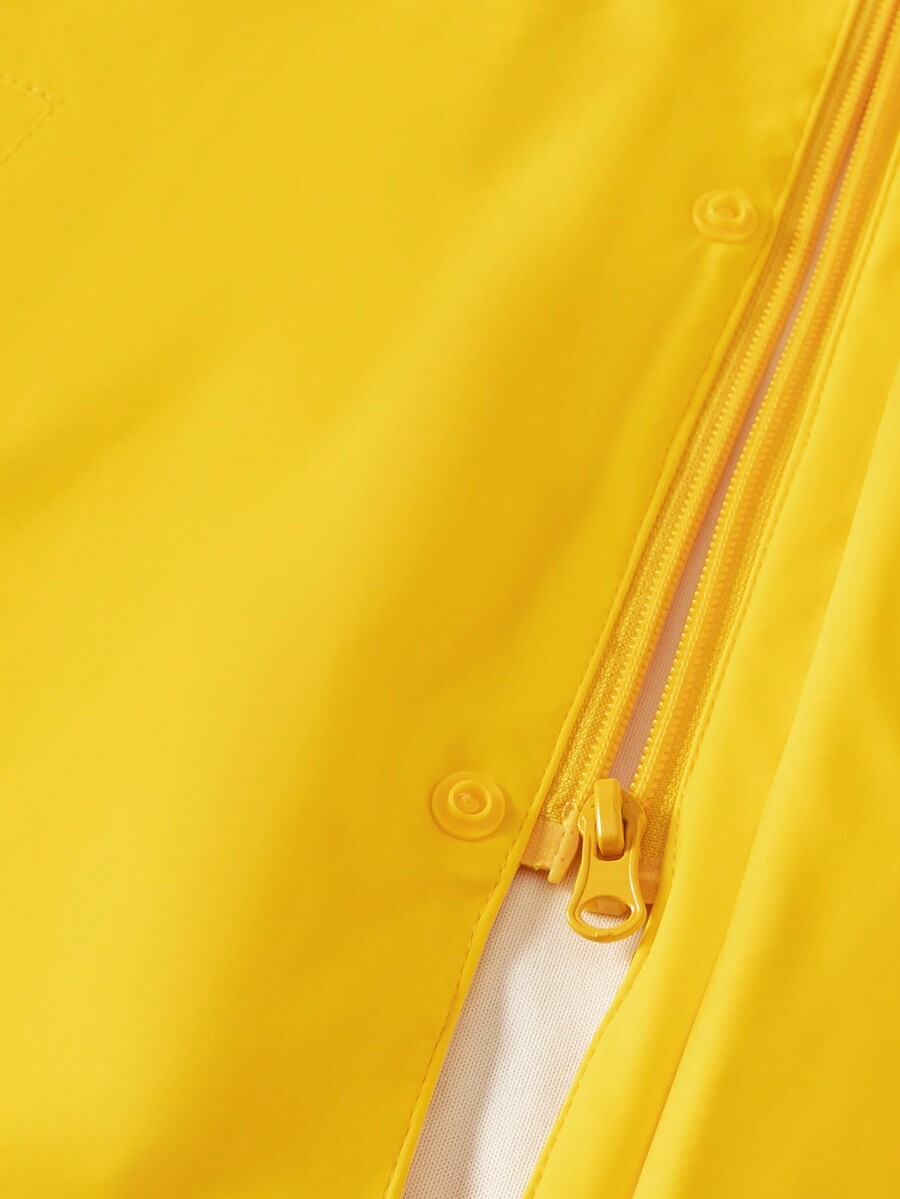 Boys' Green Allseason Waterproof Pu Leather Jacket SHEIN UK